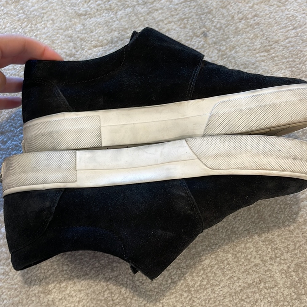 Vince Black Suede Slides With Velcro - image 5